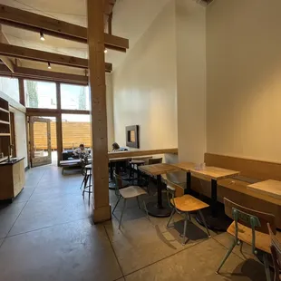 the interior of a coffeehouse
