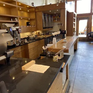 A really nice prep counter area