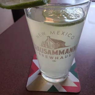 Santa Fe lime seltzer
