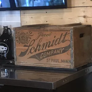 Huge props for the 30's Schmidt beer case!