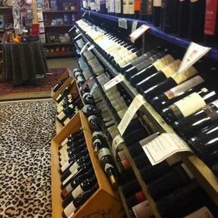 Boutique wine offerings abound