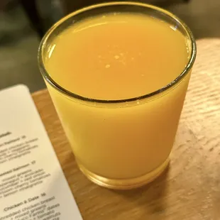My Fresh Squeezed Orange Juice tasted el perfecto ! Haute Cakes Cafe is featured on my international website at classicbitesandbrews.com