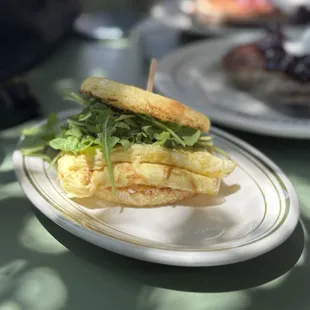 Egg Sandwich on Gluten Free English Muffin
