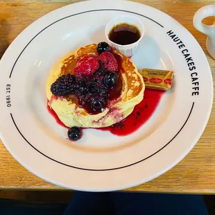 Orange Ricotta Pancakes Respectively