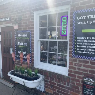 Front of store