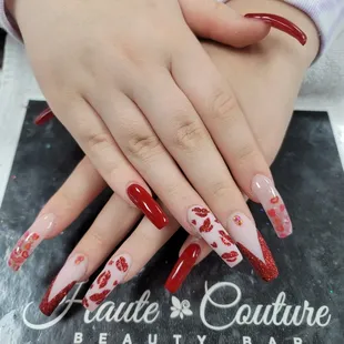 Valentines nails