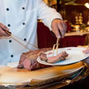 Rib Roast Carving Station