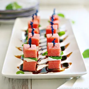 Watermelon Feta Bites