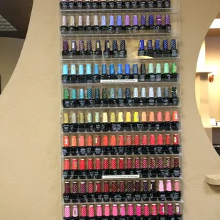 Look at all the gel polish colors