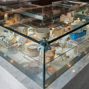 Impeccable selection of imported cheese