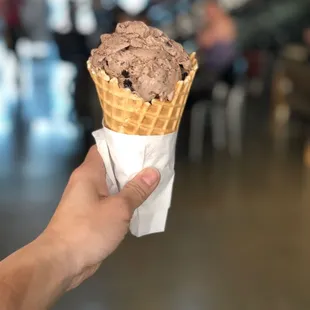 Single Scoop Waffle Cone