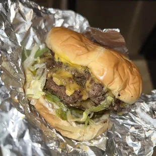 Double cheeseburger