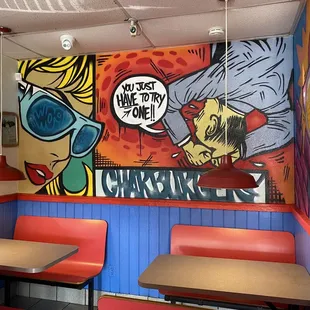 the interior of a restaurant