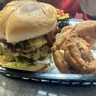 Bacon Cheese Burger Onion Rings