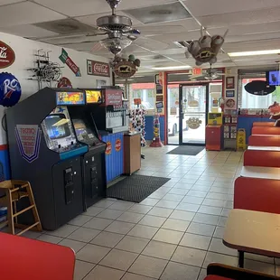 Charming old-school soda-fountain vibe on the inside
