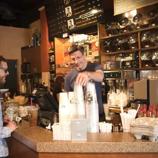 Lance, Weekday morning Hava Java Barista since 1999.