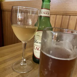 Adult bevvies. They have beer and wine. Nice wine selection.