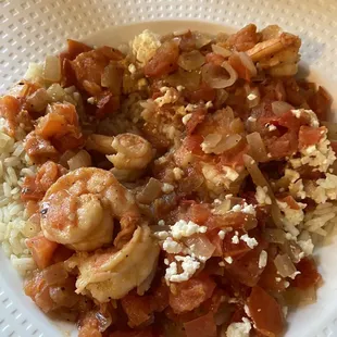 Shrimp Santorini