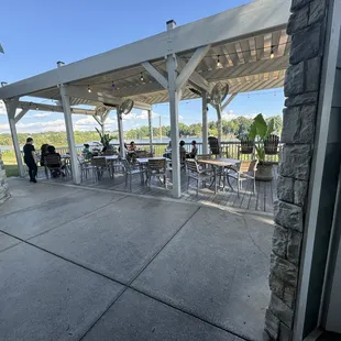 Outside seating area