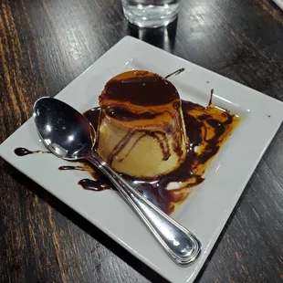 Flan,desert was the highlight of the meal