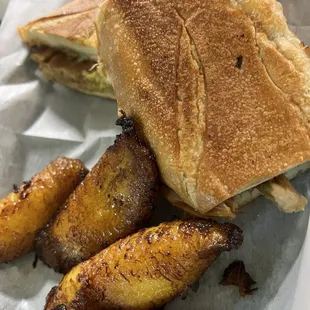 Cuban Sandwich and Sweet Plantains