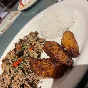 a plate of food on a table