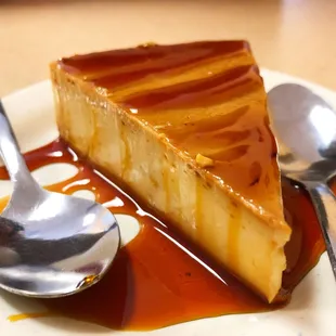 The Flan was yummy! And somewhat shareable