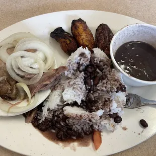 Roasted Pork/Lechon Asado.  Pork marinated in citrus juices, garlic and Cuban spices slow roasted to perfection.