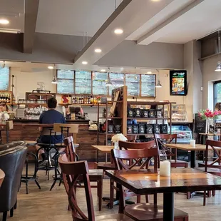 customers in a coffee shop