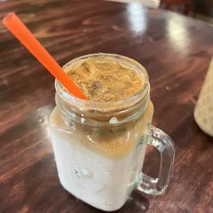 Pumpkin Spice Chai Latte (+ shot of espresso)