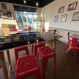 Inside looking towards the entrance