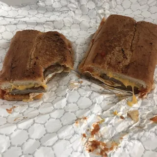 Sausage Egg and Cheese Breakfast Sandwich