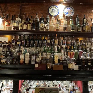 A small portion of their whisky selection.