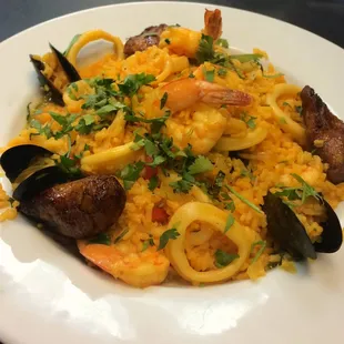 Arroz con Marisco Yellow Rice and Seafood