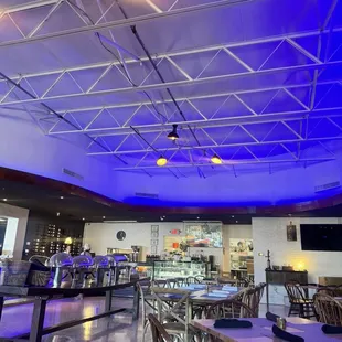 Inside the restaurant