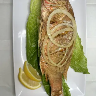 grilled fish, seafood, food, grilled seafood, fish