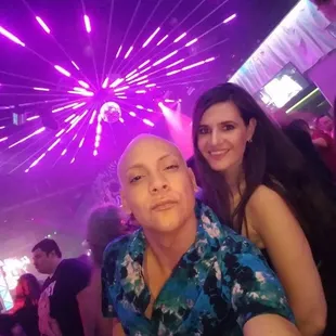 The lighting in this place is fantastic.