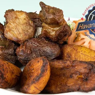 Masas de cerdo fritas