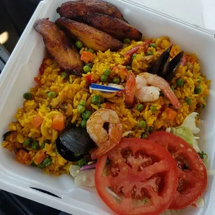 Paella. Tasty and huge portion!