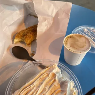 The pastelito was too yummy, I had to take a bite