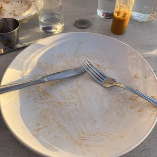 The end result of the Arroz con Pollo