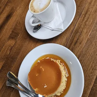 Flan Cuban coffee
