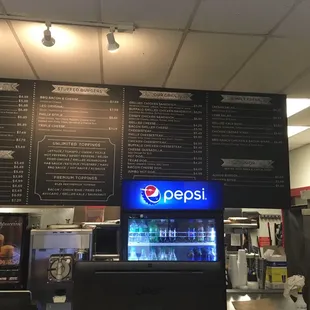 Excellent menu