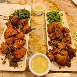 Garlic Chicken and Apollo Fish