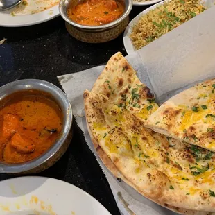 Chicken Tikka Masala and Garlic Naan