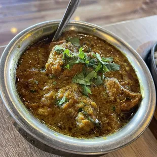 Goat korma curry