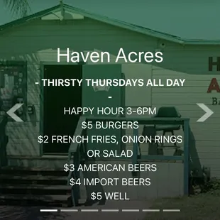 Thirsty Thursday's !!