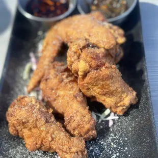 Chicken wings yummy and crispy but this is their fried chicken.