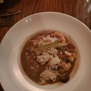 Smoked Chicken & Shrimp Gumbo