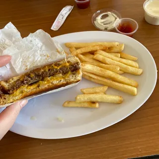 Patty Melt on Rye